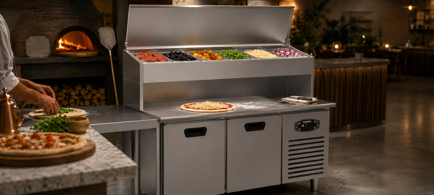 Pizza Hazırlık Tezgahları